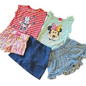 Disney And Other Brands Minnie Bundle Of Girl’s Outfits